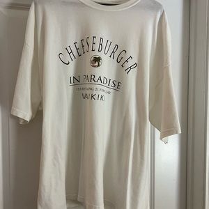 Jimmy Buffett cheeseburger in Paradise T-shirt